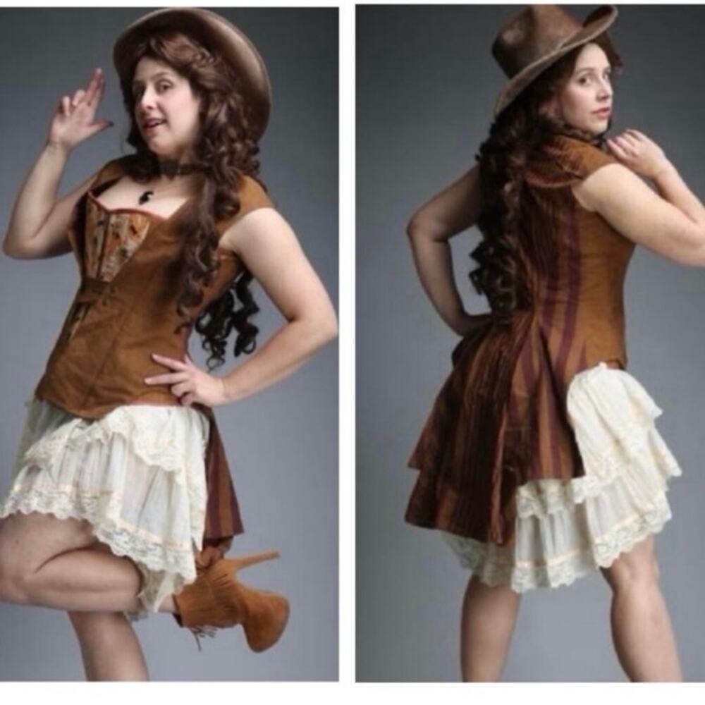 Custom Victorian corset and tailcoat